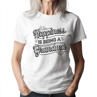 Load image into Gallery viewer, Happiness Is Being a Grandma Shirt – Cute Grandma Gift Tee – Women’s Grandmother T-Shirt
