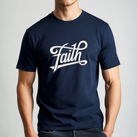 Load image into Gallery viewer, Faith T-Shirt, Christian Graphic Tee, Inspirational Bible Verse Shirt, Religious Unisex Tee, Bold Faith Shirt for Men and Women, Spiritual Top
