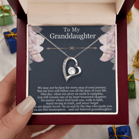 Load image into Gallery viewer, To My Granddaughter - Faith &amp; Love Heart Necklace Gift
