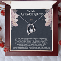 Load image into Gallery viewer, To My Granddaughter - Faith &amp; Love Heart Necklace Gift
