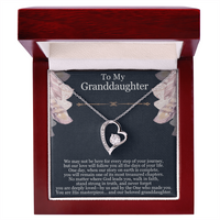 Load image into Gallery viewer, To My Granddaughter - Faith &amp; Love Heart Necklace Gift
