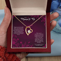 Load image into Gallery viewer, Mama-to-Be Heart Necklace – Pregnancy Gift from Husband, Mom, or Friend
