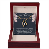 Load image into Gallery viewer, To My Granddaughter - Faith &amp; Love Heart Necklace Gift
