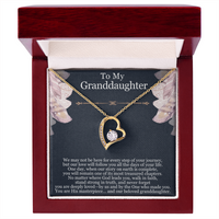 Load image into Gallery viewer, To My Granddaughter - Faith &amp; Love Heart Necklace Gift
