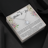 Load image into Gallery viewer, To My Mother-in-Law – Faith &amp; Love Sparkle Necklace with Christian Message Card
