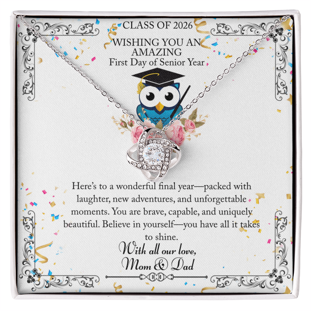 Senior Year Sparkle – Class of 2026 Gift from Mom & Dad