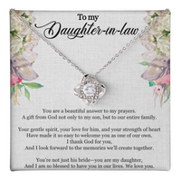 Load image into Gallery viewer, To My Daughter-in-Law – Christian Message Card with Floral Design
