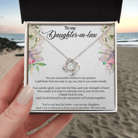 Load image into Gallery viewer, To My Daughter-in-Law – Christian Message Card with Floral Design
