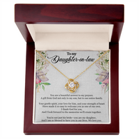 Load image into Gallery viewer, To My Daughter-in-Law – Christian Message Card with Floral Design
