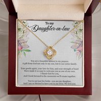 Load image into Gallery viewer, To My Daughter-in-Law – Christian Message Card with Floral Design
