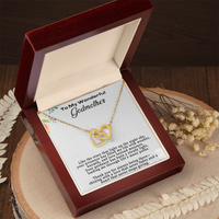 Load image into Gallery viewer, Godmother Interlocking Hearts Necklace
