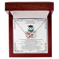 Load image into Gallery viewer, 🎓 First Day of College Necklace – From Mom With Love 💖
