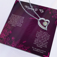 Load image into Gallery viewer, Mama-to-Be Heart Necklace – Pregnancy Gift from Husband, Mom, or Friend
