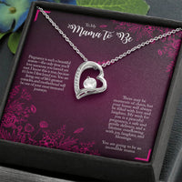 Load image into Gallery viewer, Mama-to-Be Heart Necklace – Pregnancy Gift from Husband, Mom, or Friend
